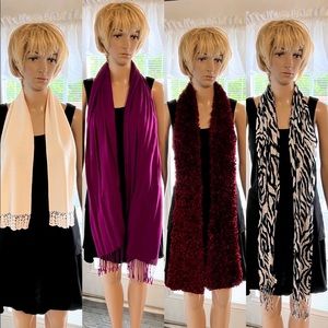 Lot‎ of 4 Scarfs